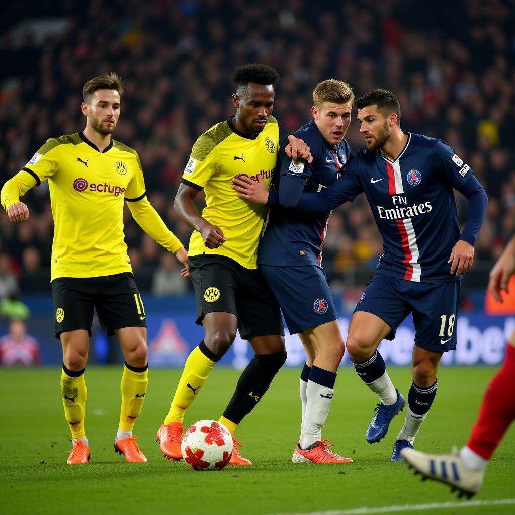 BVB và PSG đối đầu trong khuôn khổ Champions League