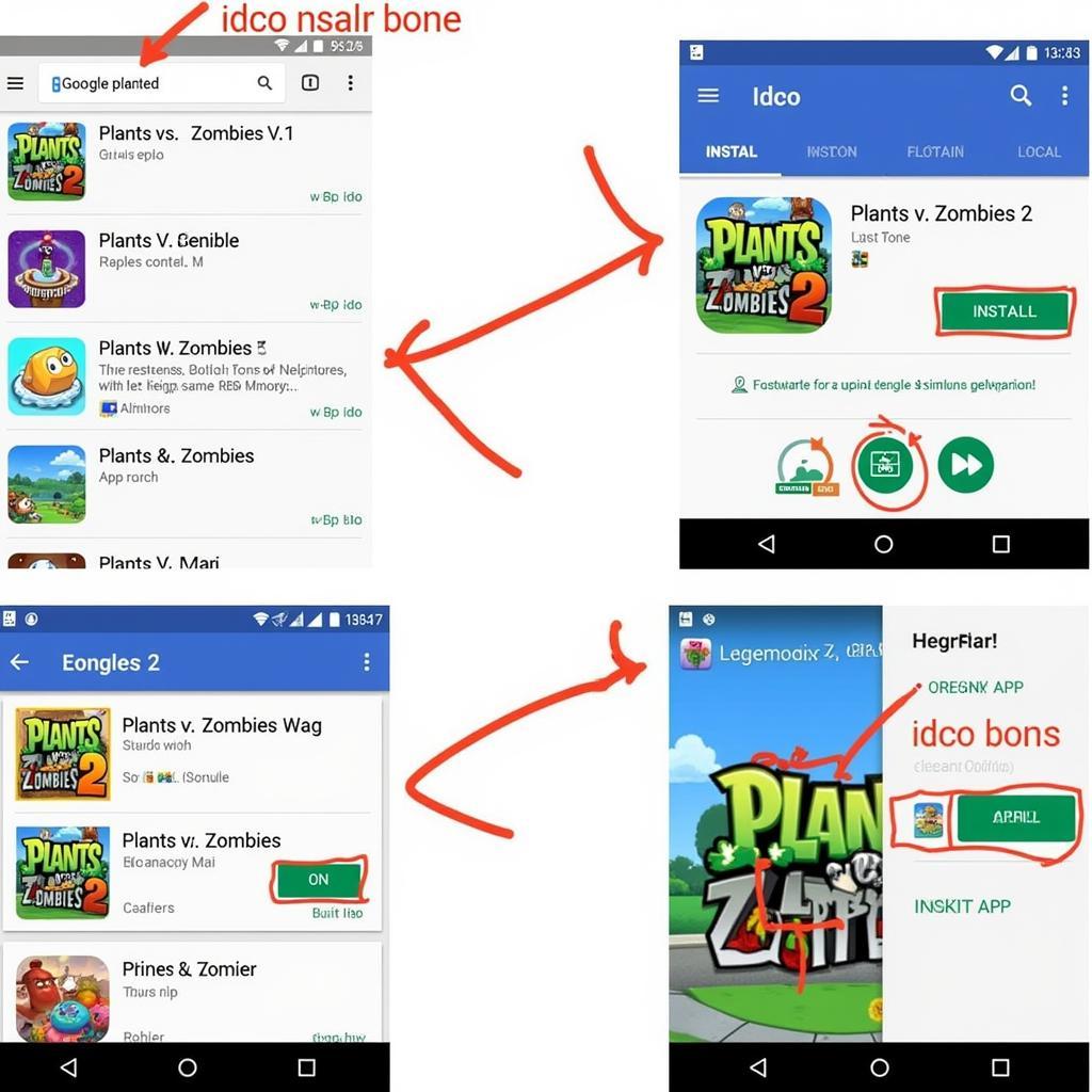 Cài đặt Zombie vs Plant 2 trên Android