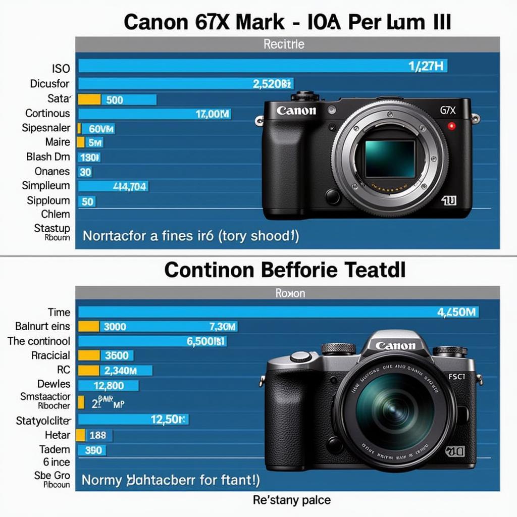 So sánh hiệu năng Canon G7X Mark II và G7X Mark III