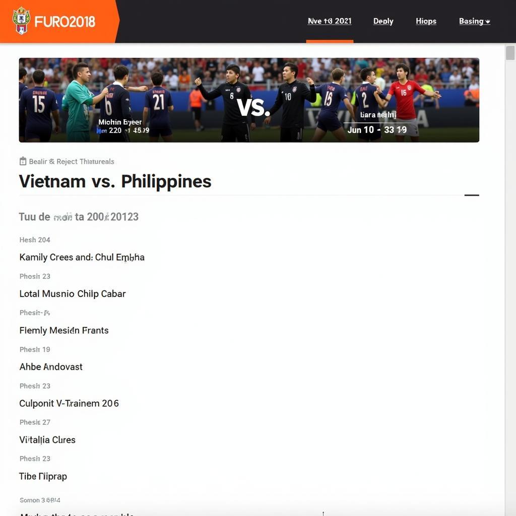 Cập Nhật Thông Tin Về Trận Đấu VN vs Philippines