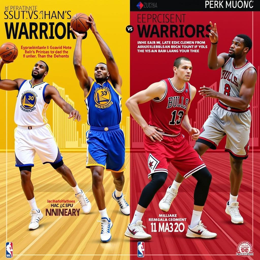 Cầu thủ chủ chốt của Warriors và Bulls - Những ngôi sao sáng nhất