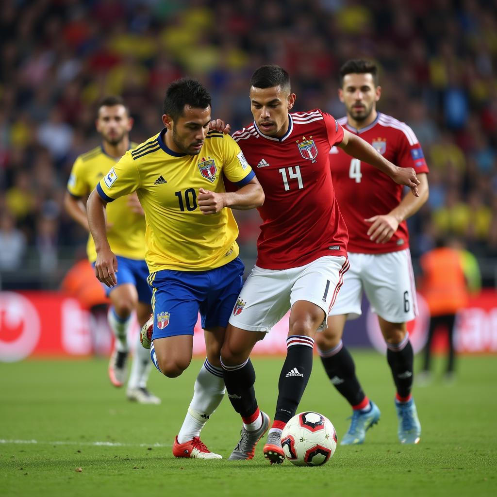 Cầu thủ Colombia vs Paraguay