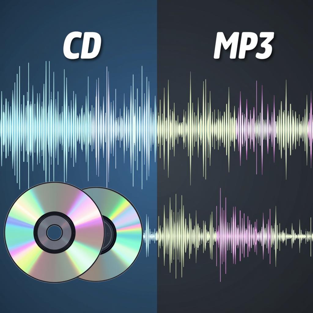 So sánh chất lượng âm thanh giữa CD và MP3