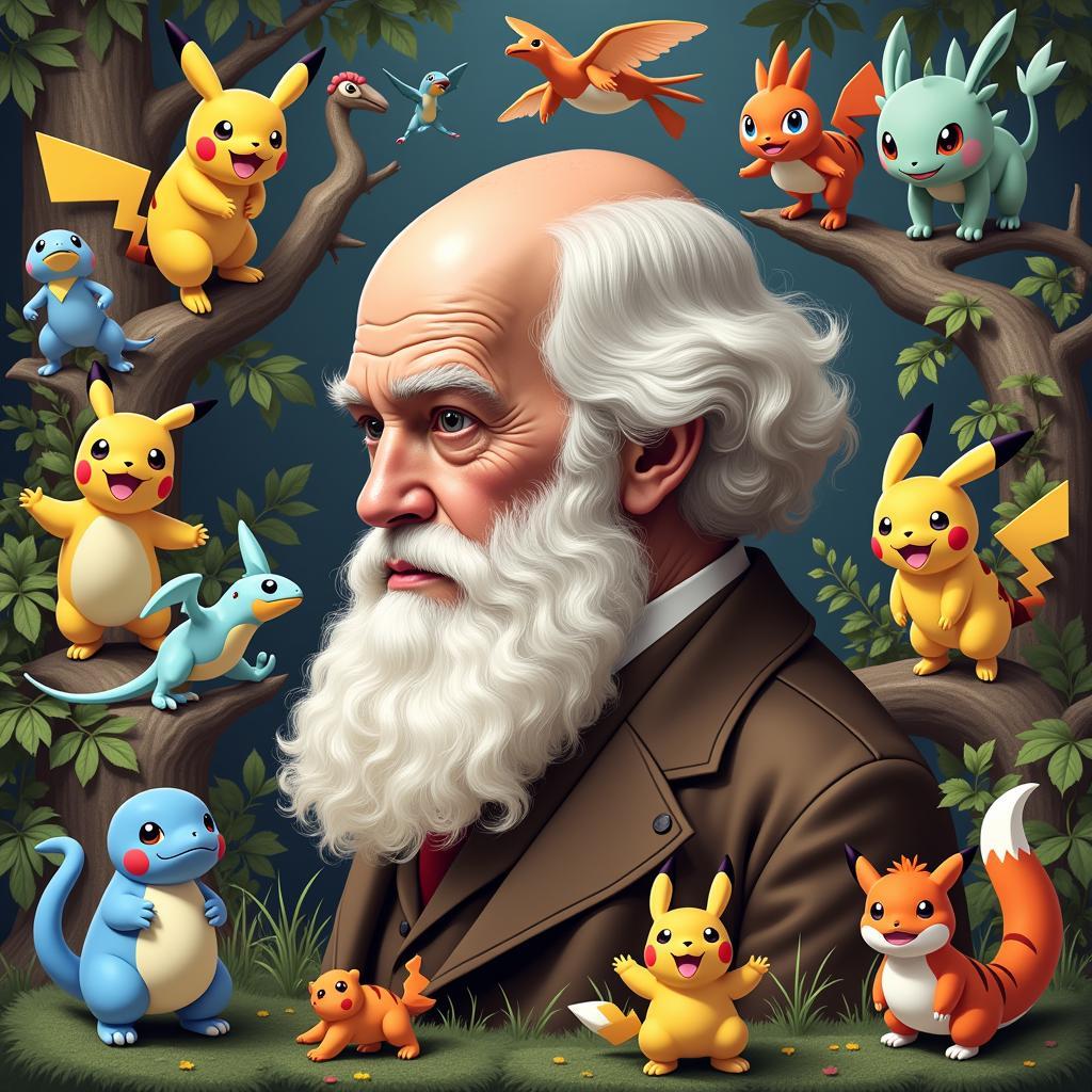 Charles Darwin và bài toán tiến hóa Pokemon