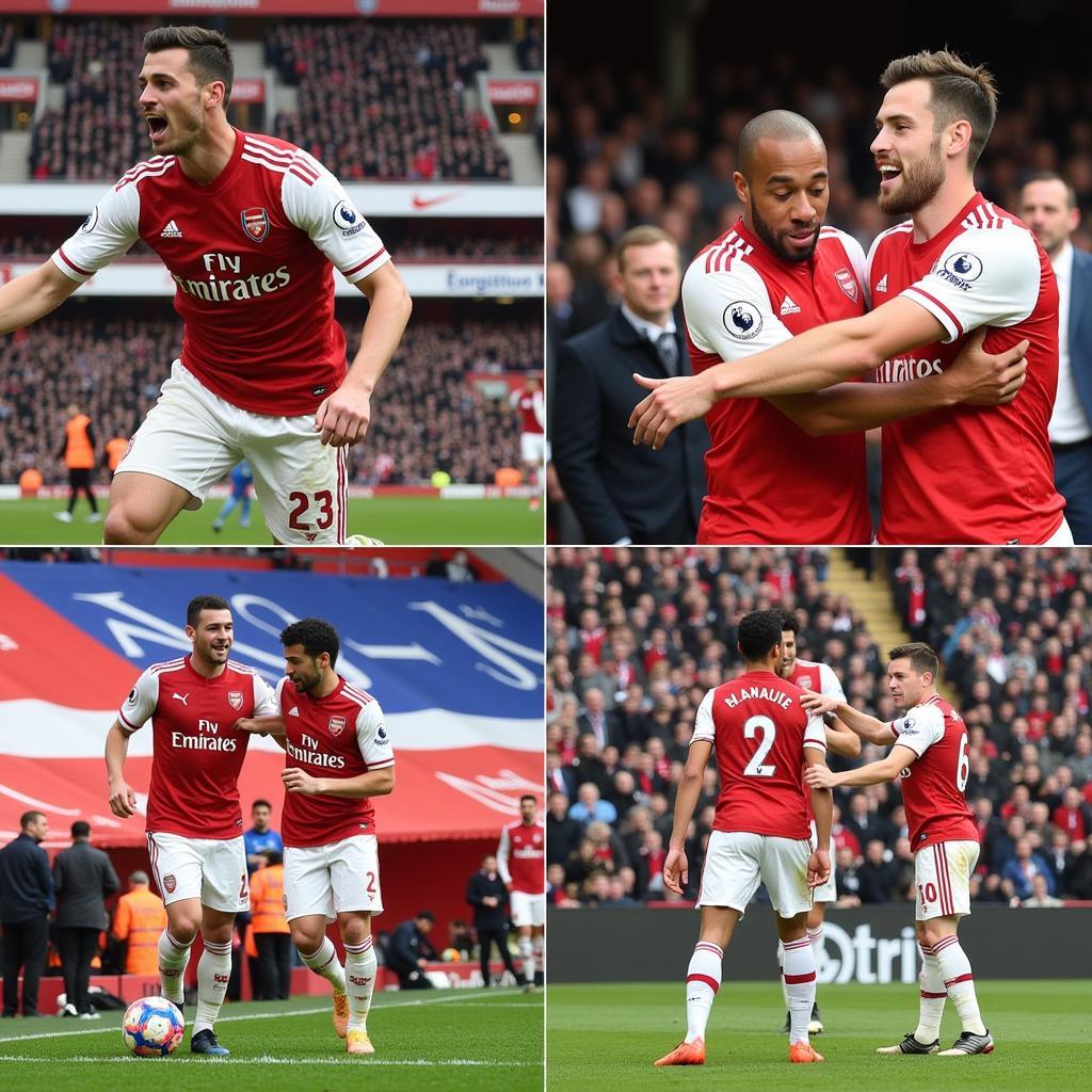 Chiến thắng hủy diệt của Arsenal trước Crystal Palace