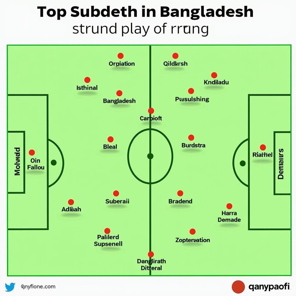 Chiến thuật của đội tuyển Bangladesh trong một trận đấu