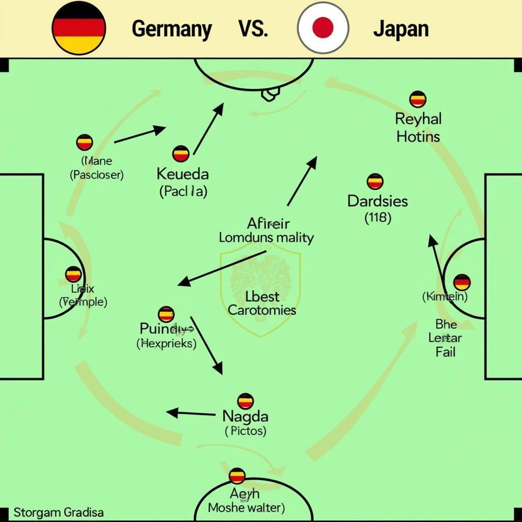 Chiến thuật Đức vs Nhật Bản tại World Cup