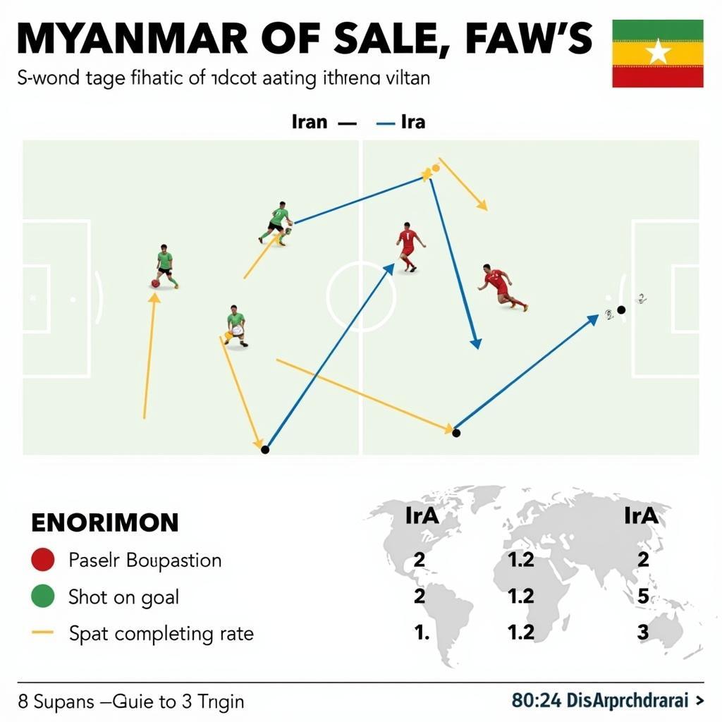 Chiến thuật Iran vs Myanmar