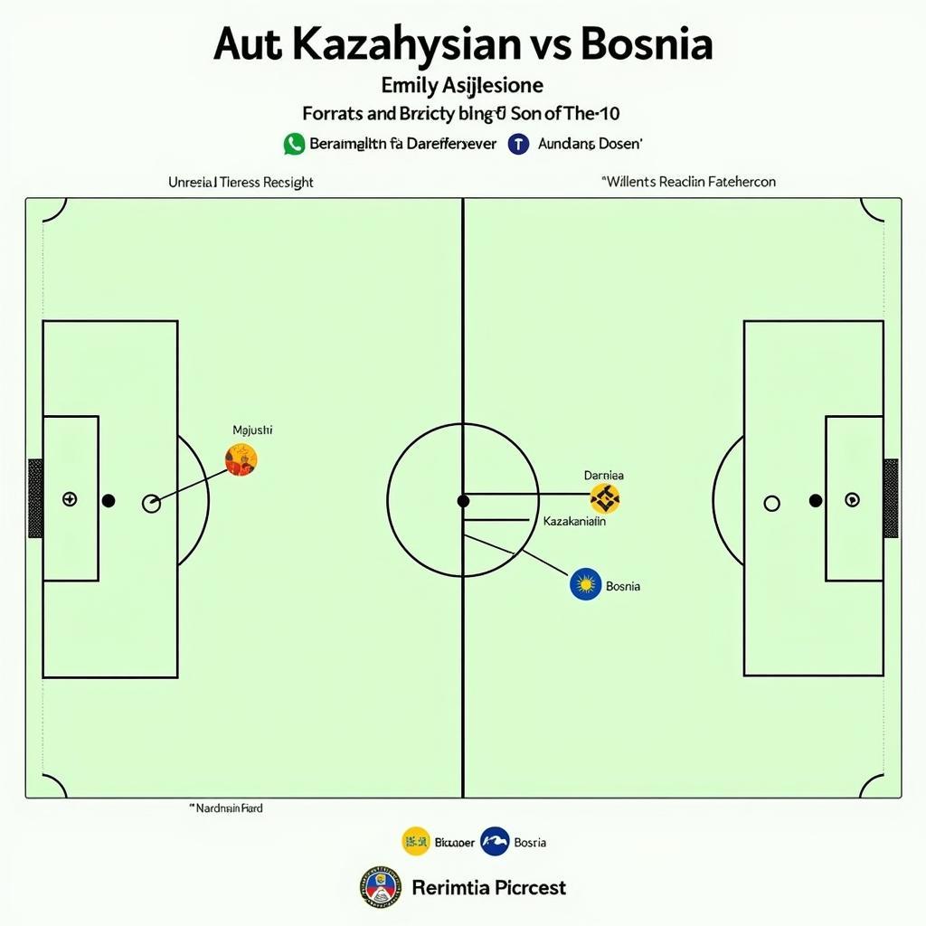 Chiến thuật dự kiến của Kazakhstan và Bosnia