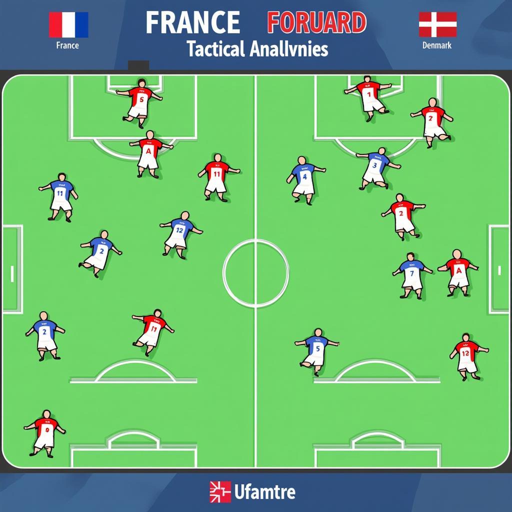 Chiến thuật Pháp vs Đan Mạch: Phân tích sâu
