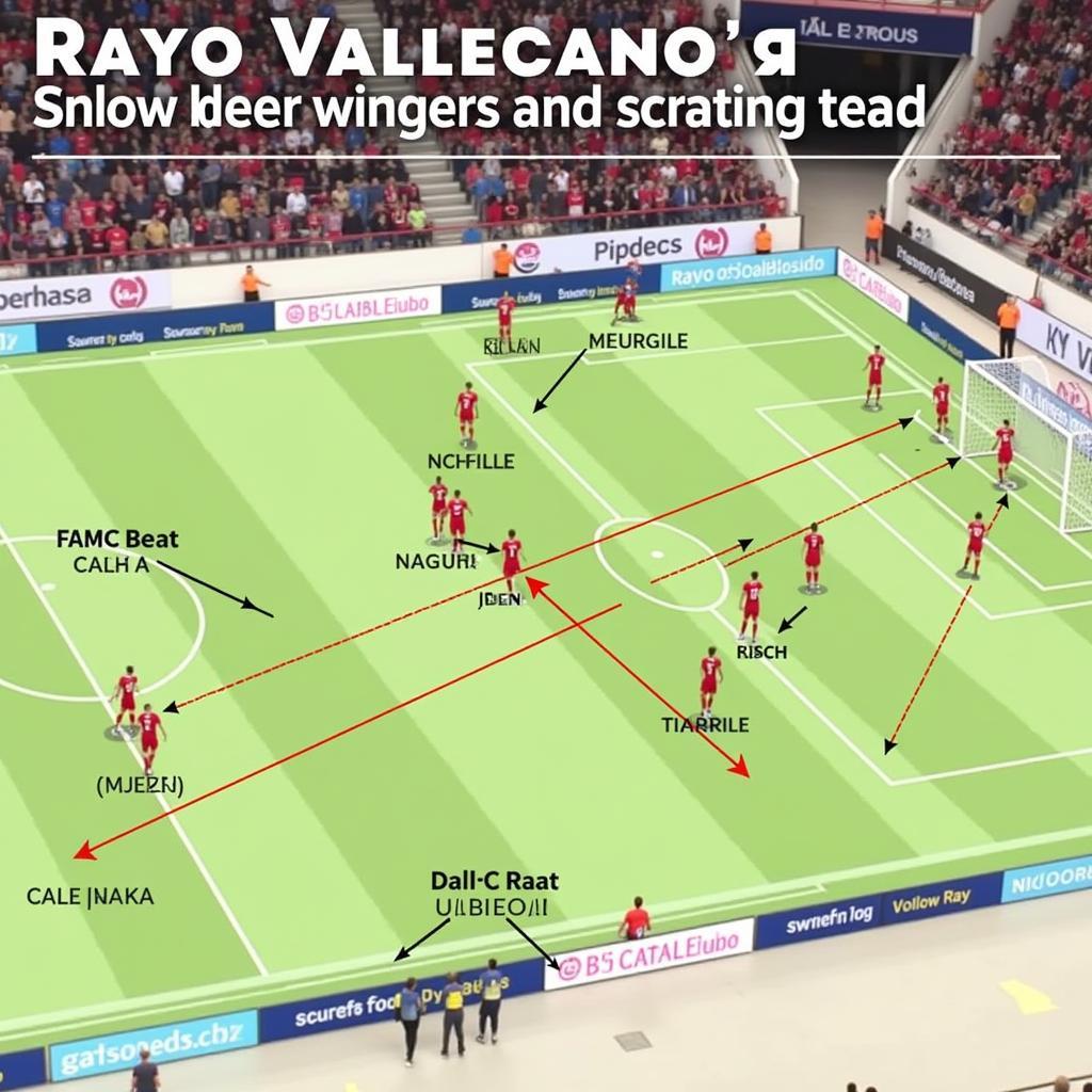 Chiến thuật tấn công của Rayo Vallecano