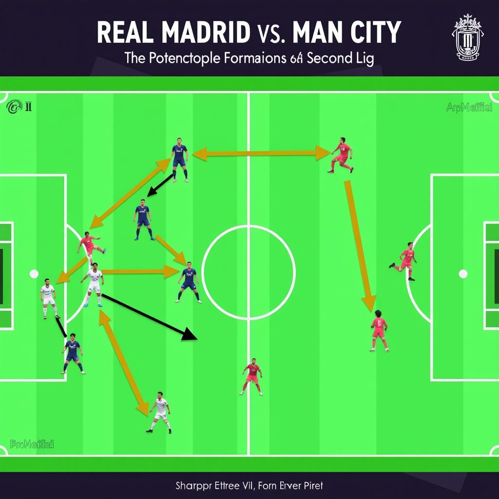 Chiến thuật Real Madrid và Man City trận lượt về