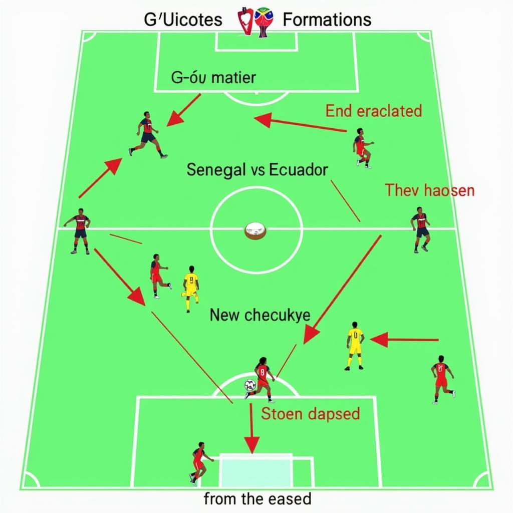 Chiến thuật Senegal vs Ecuador