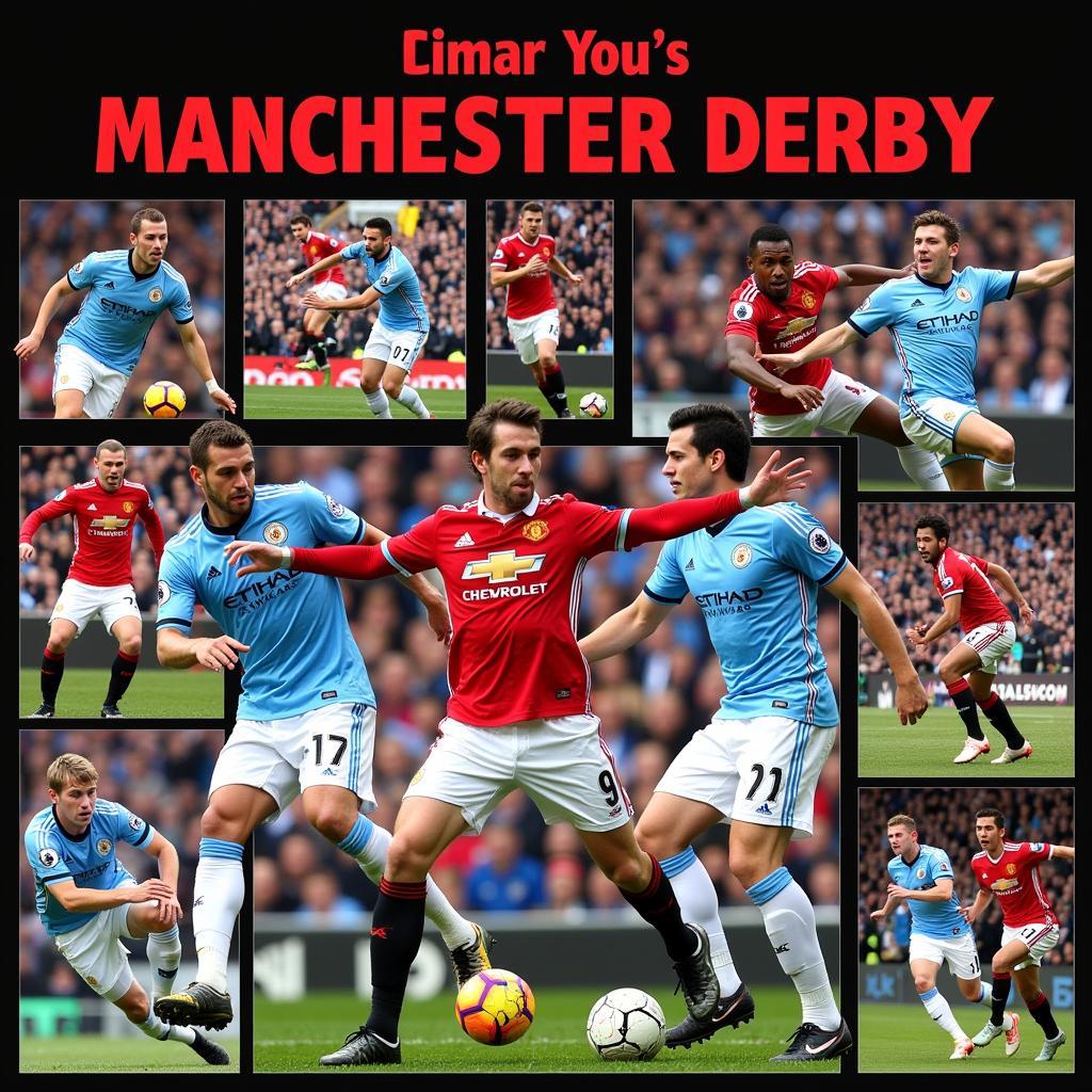 Khoảnh khắc kinh điển trong trận derby Manchester