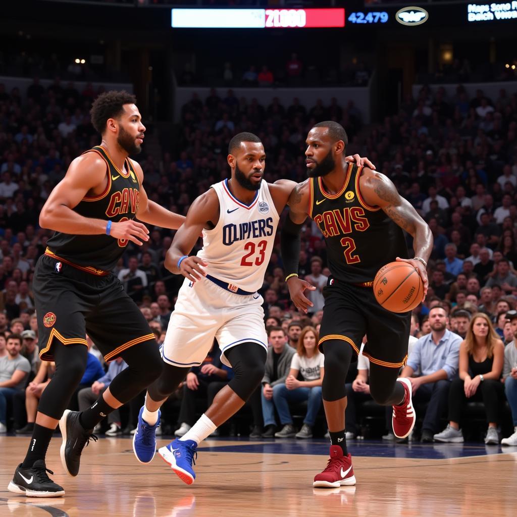 Cuộc đối đầu kịch tính giữa Clippers và Cavaliers