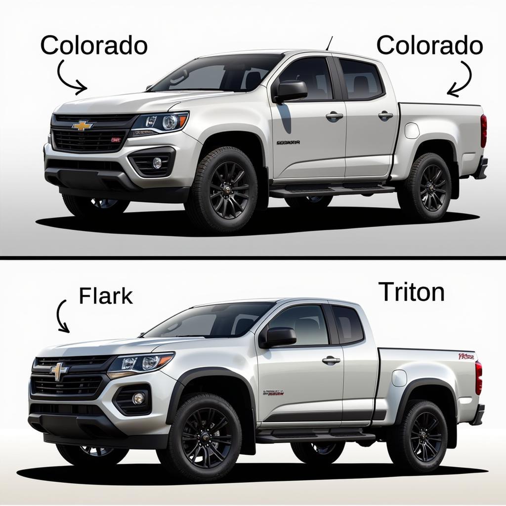 Thiết kế ngoại thất Colorado và Triton