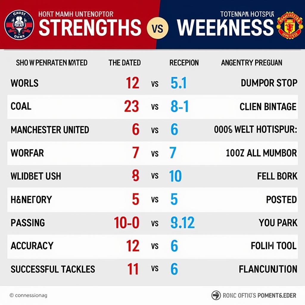 Điểm mạnh yếu MU vs Tottenham