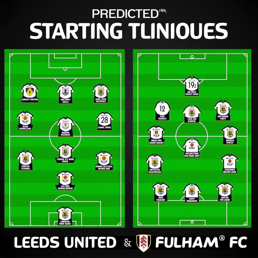 Đội hình dự kiến của Leeds và Fulham