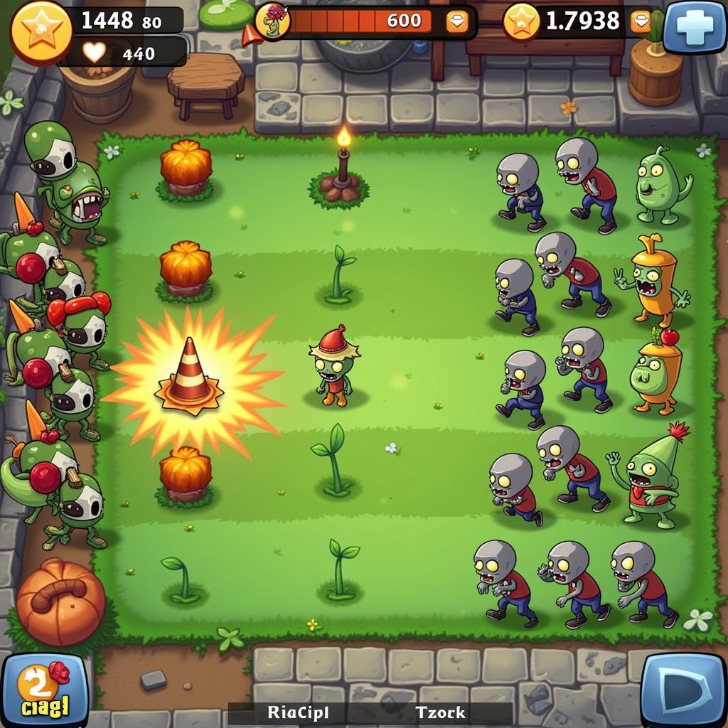 Đối phó với Zombie đặc biệt trong Plants vs Zombies