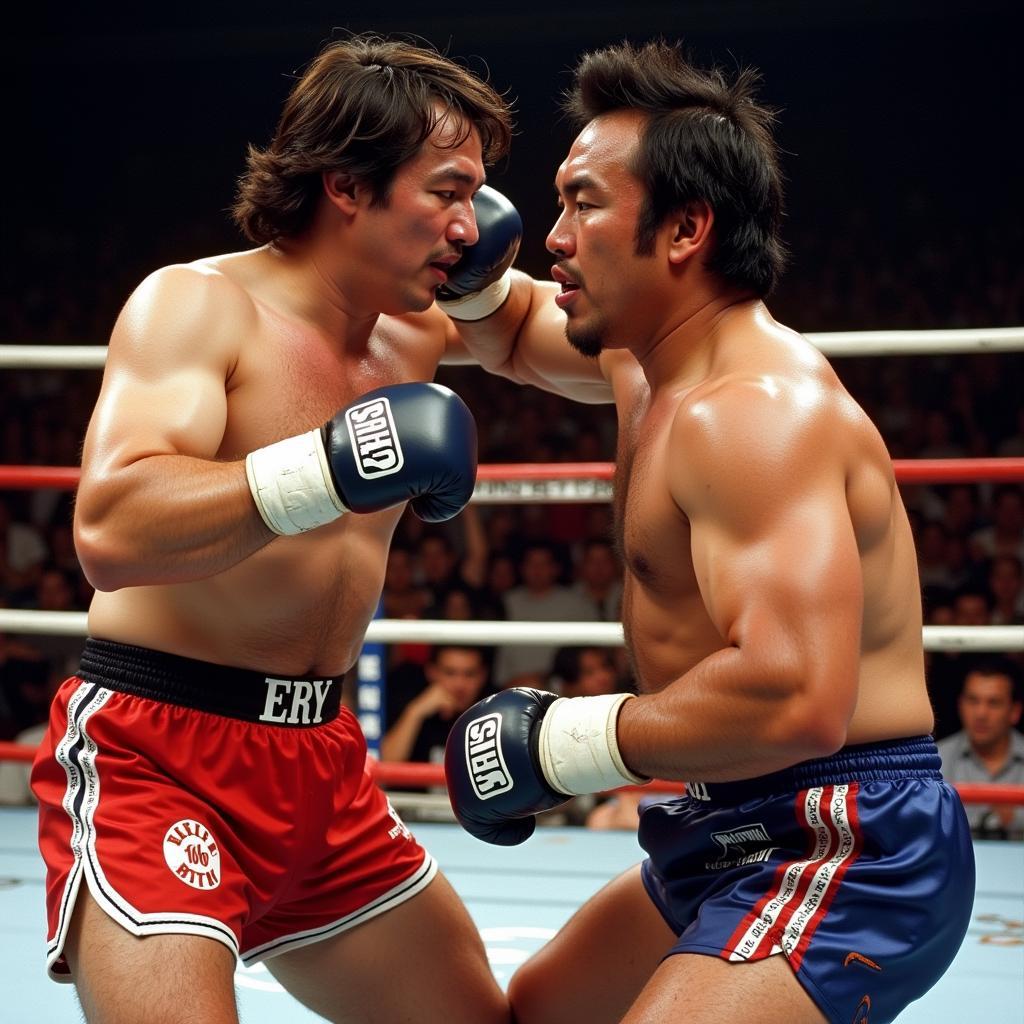 Don Frye và Yoshihiro Takayama kết thúc trận đấu