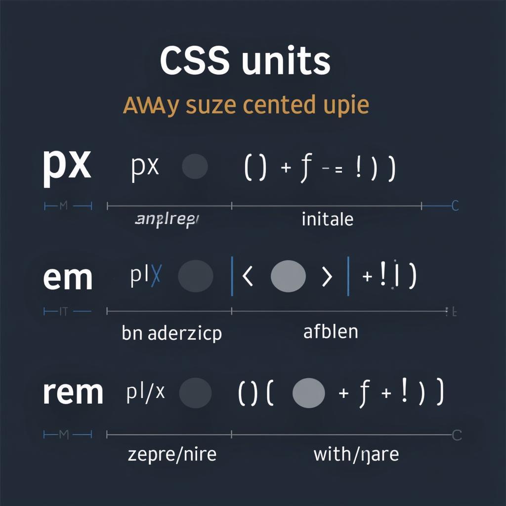 So sánh đơn vị đo lường CSS: px, em, và rem