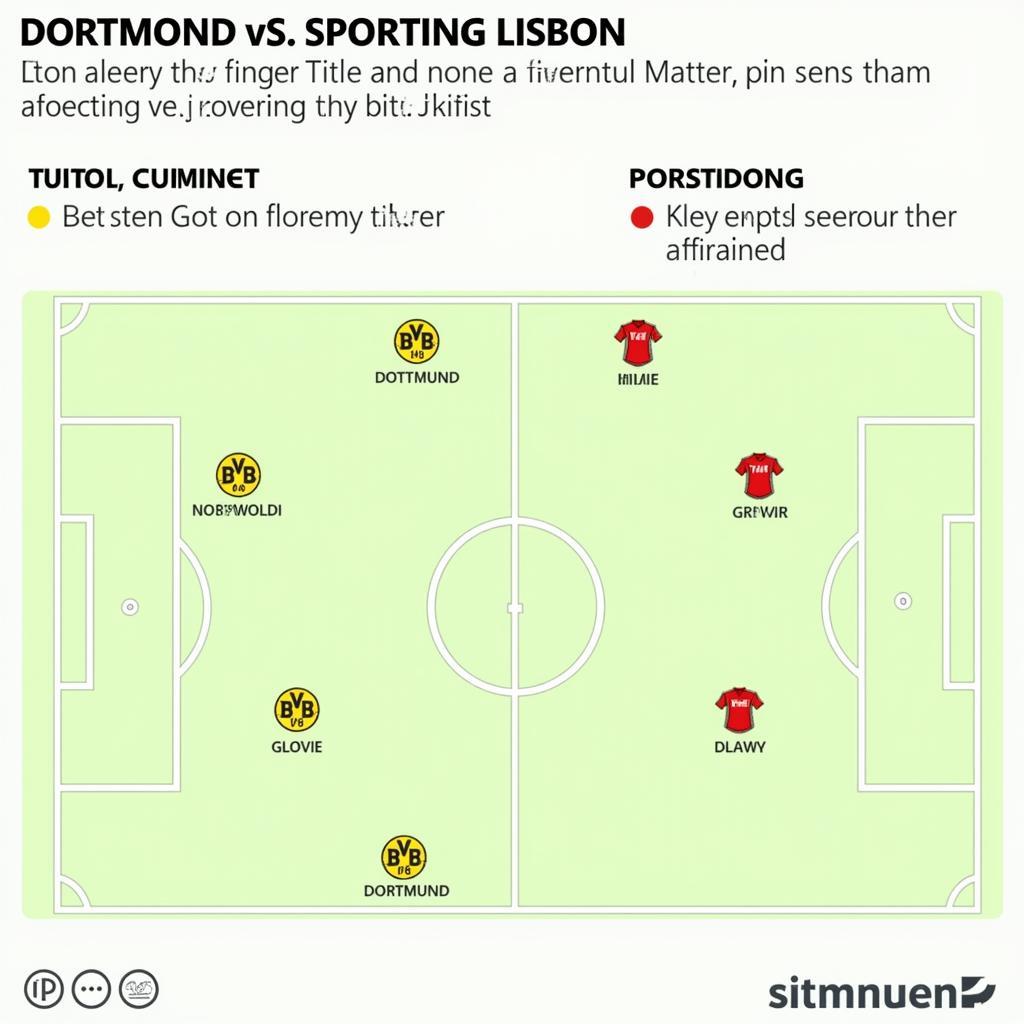 Chiến thuật của Dortmund và Sporting Lisbon