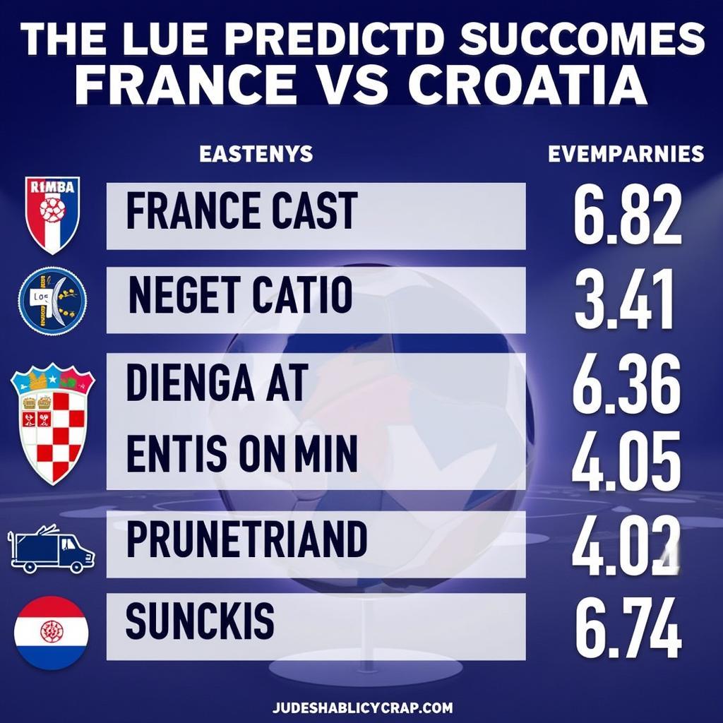 Dự đoán kết quả Pháp vs Croatia