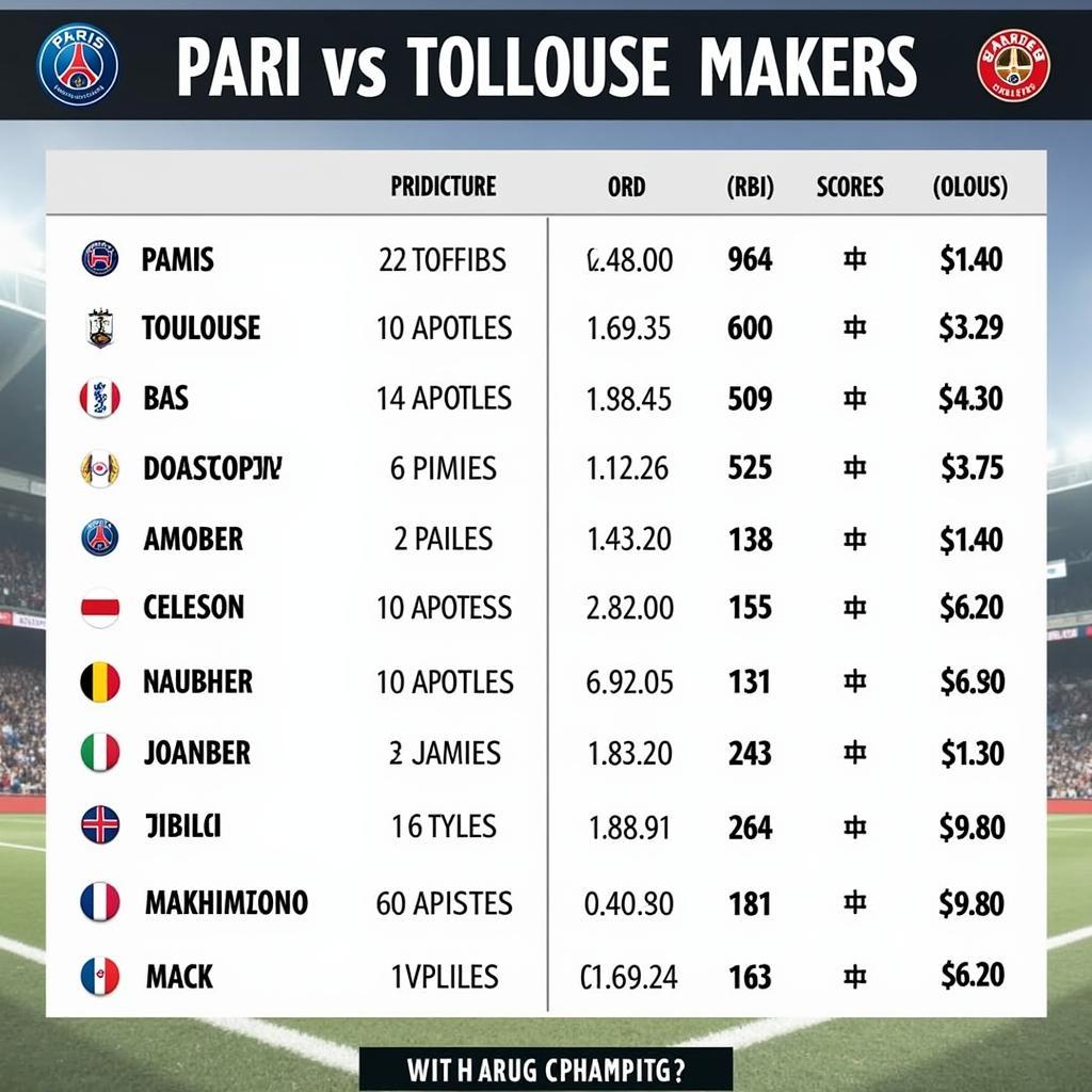 Dự đoán kết quả PSG vs Toulouse