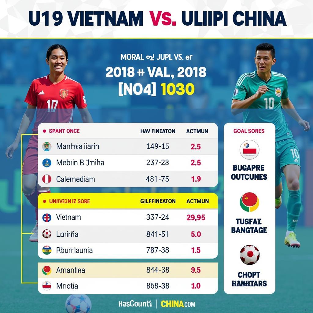 Dự đoán kết quả trận đấu giữa U19 Việt Nam và U19 Trung Quốc