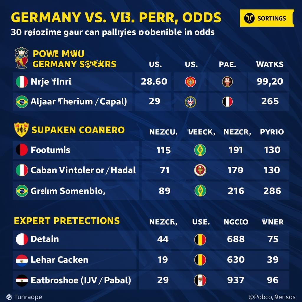 Soi kèo Đức vs Peru: Tỷ lệ cược, nhận định chuyên gia, dự đoán tỷ số.