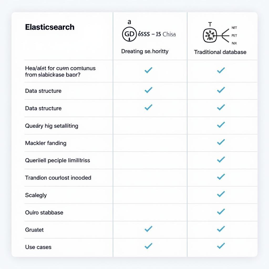 So sánh Elasticsearch vs Database