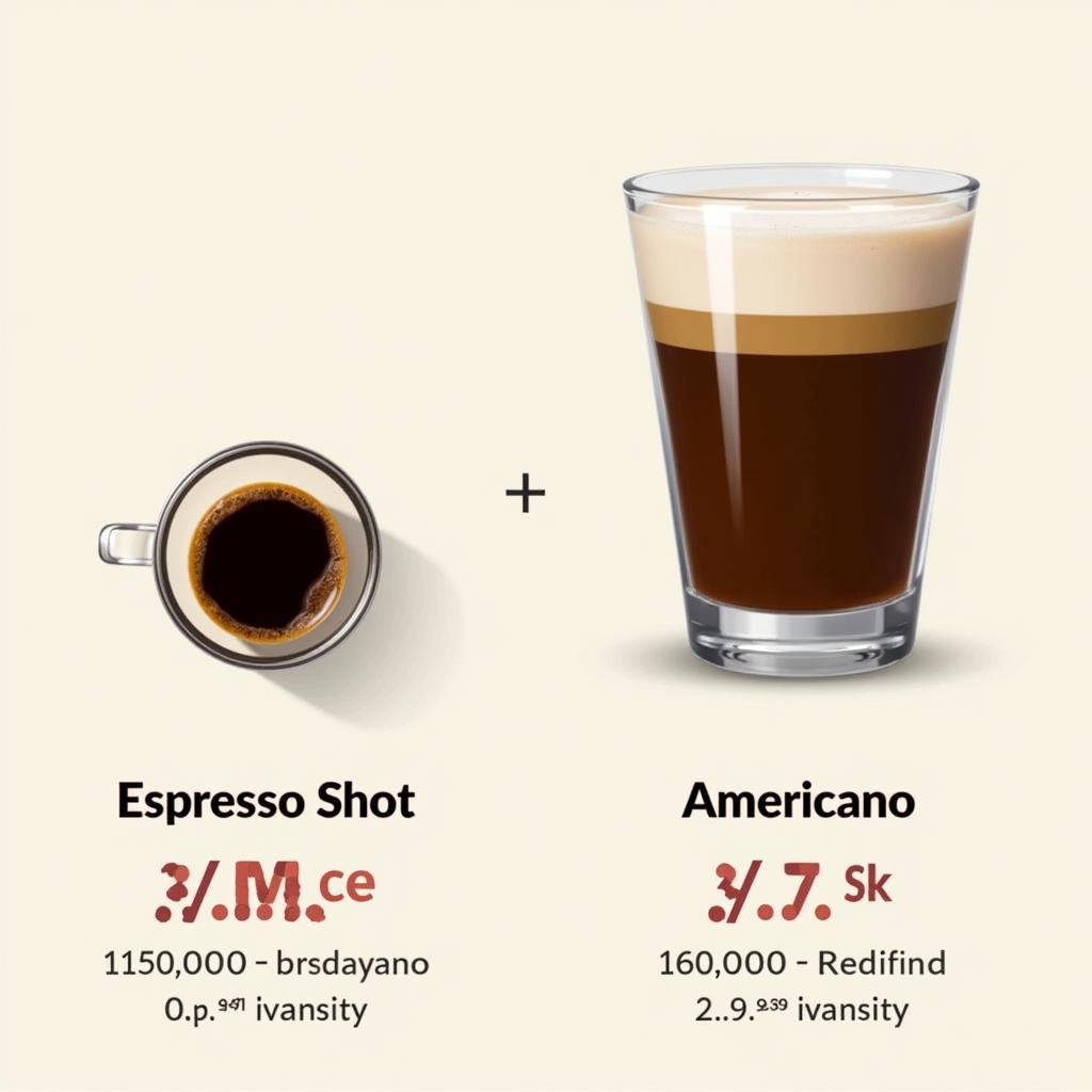 So sánh nồng độ caffeine giữa Espresso và Americano