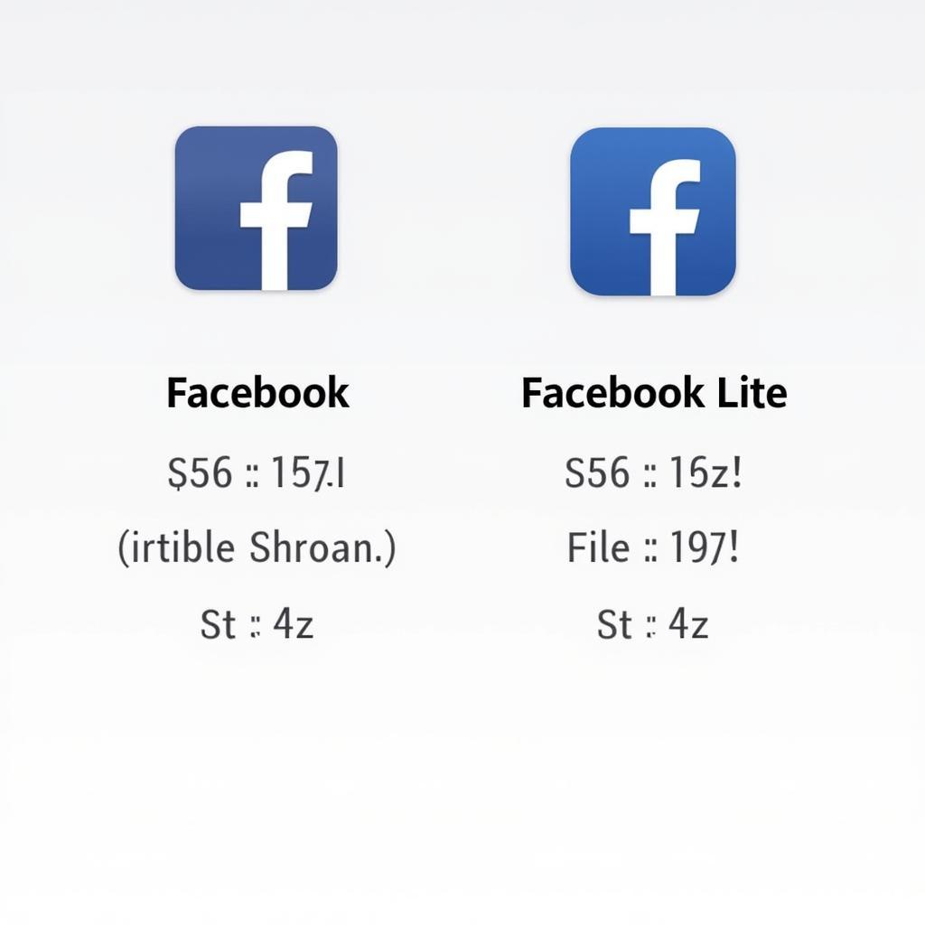 So sánh kích thước ứng dụng Facebook và Facebook Lite