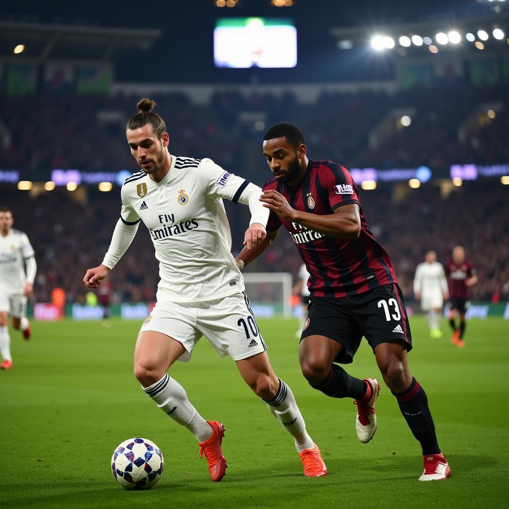 Gareth Bale đối đầu Inter Milan tại Champions League