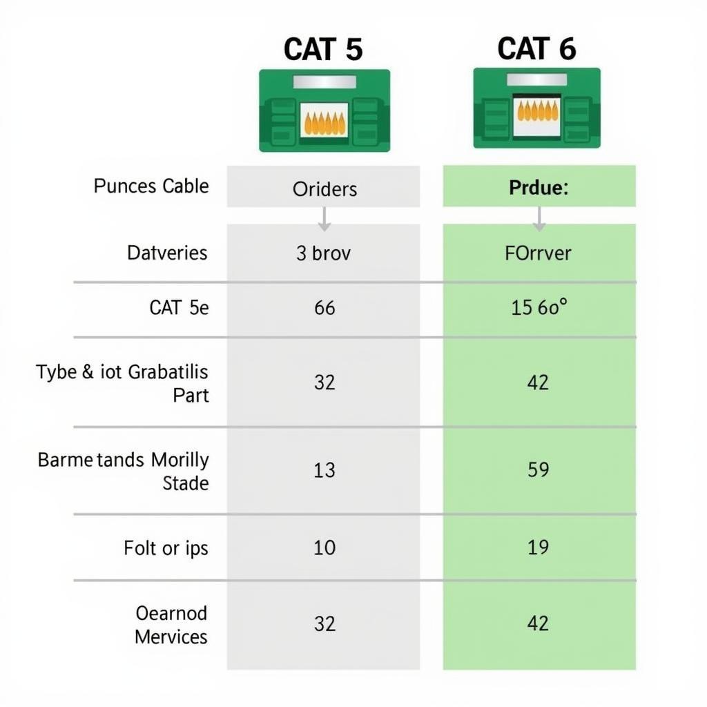 So sánh giá Cat 5e và Cat 6