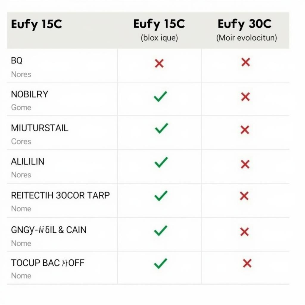 Bảng so sánh giá Eufy 15C và 30C