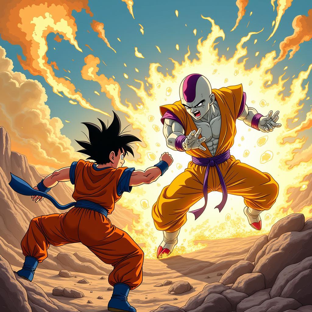 Goku sử dụng chiến thuật thông minh để vượt qua Golden Frieza