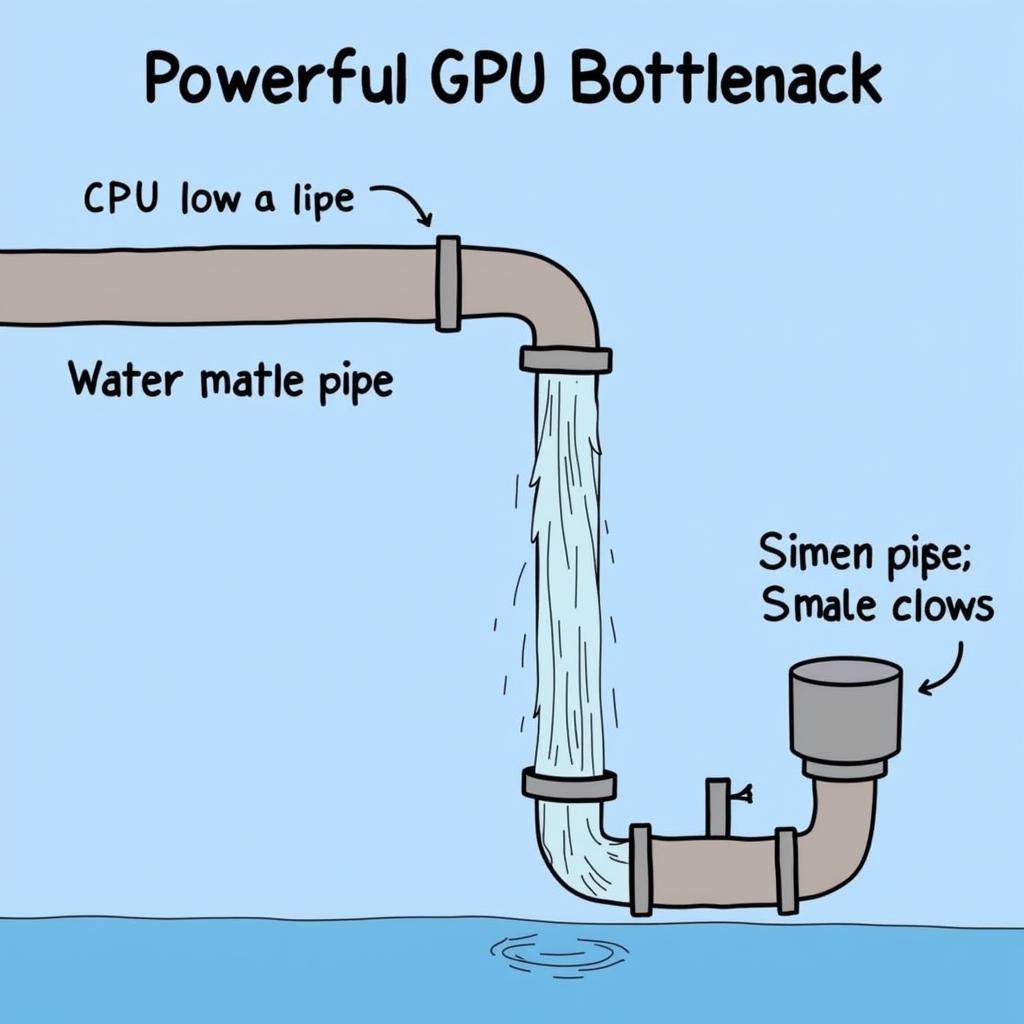 Minh họa hiện tượng GPU Bottleneck