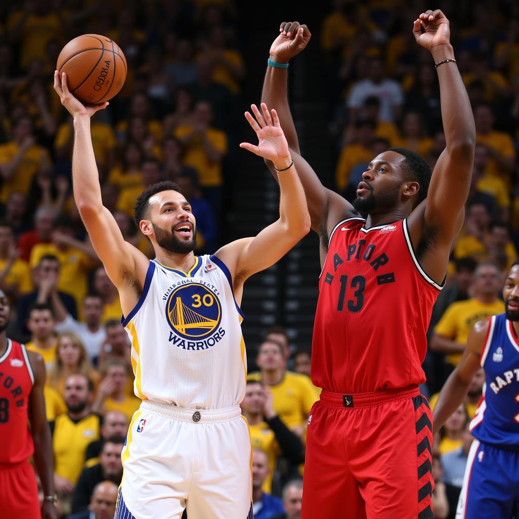 Chung kết NBA 2019 giữa GSW và Raptors