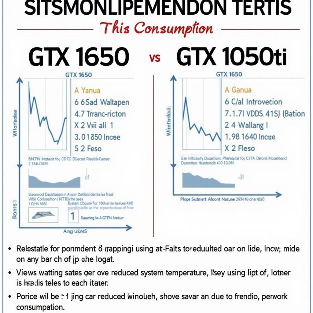 So sánh mức tiêu thụ điện GTX 1650 vs GTX 1050ti