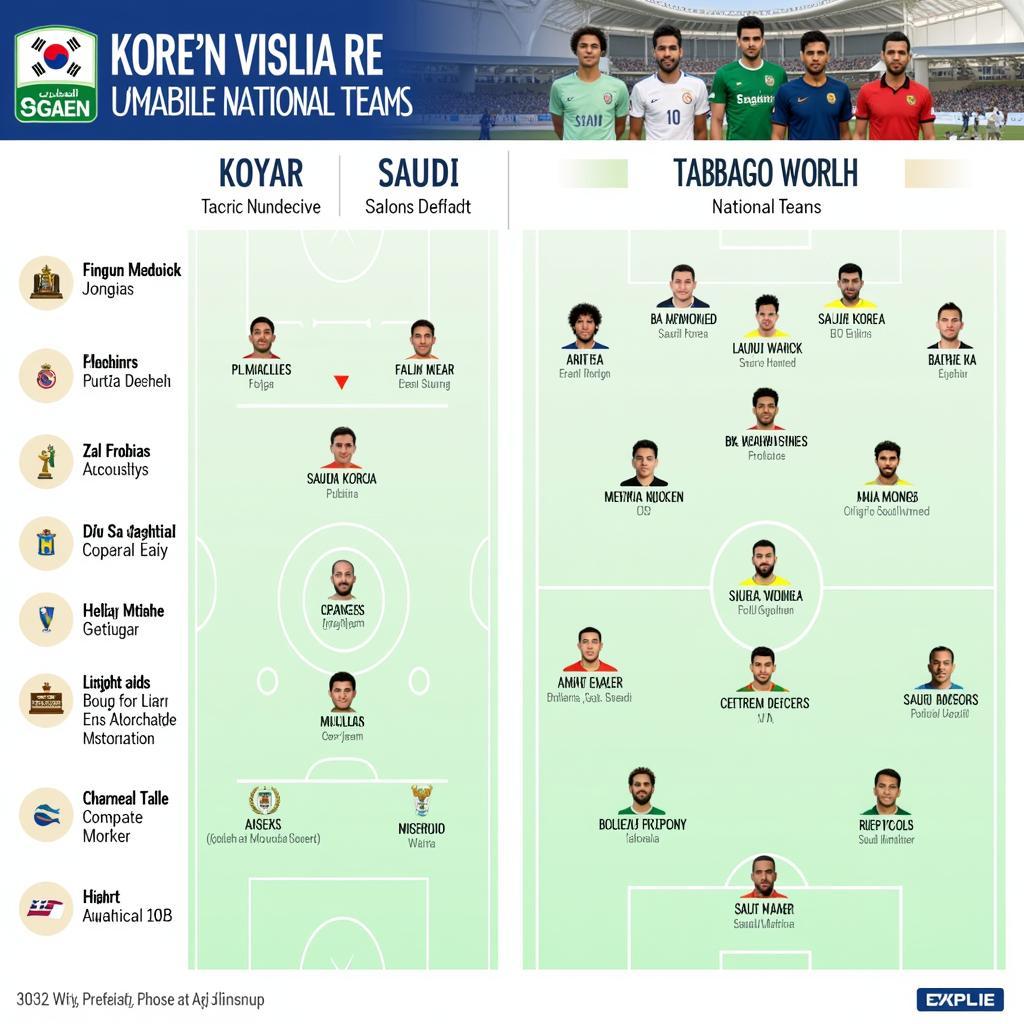 Hàn Quốc vs Saudi Arabia: So sánh lực lượng