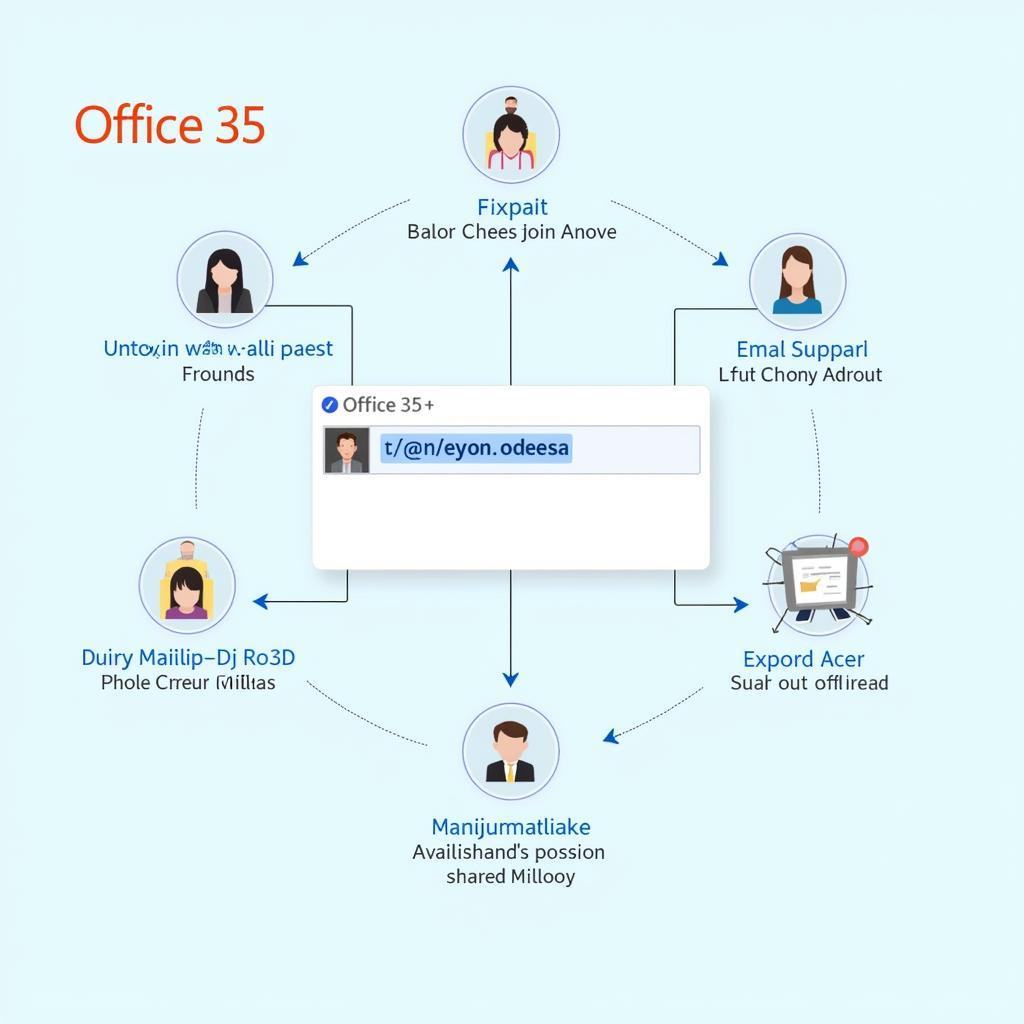 Hình ảnh minh họa hộp thư chia sẻ trên Office 365