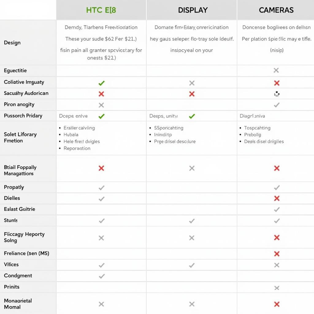 Tổng quan so sánh HTC E8 và M8