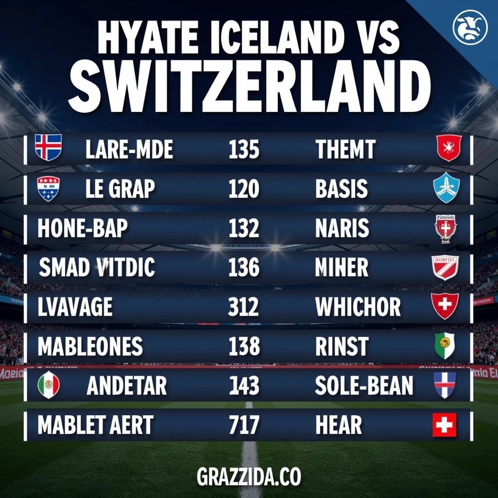 Dự đoán kết quả trận đấu Iceland vs Switzerland