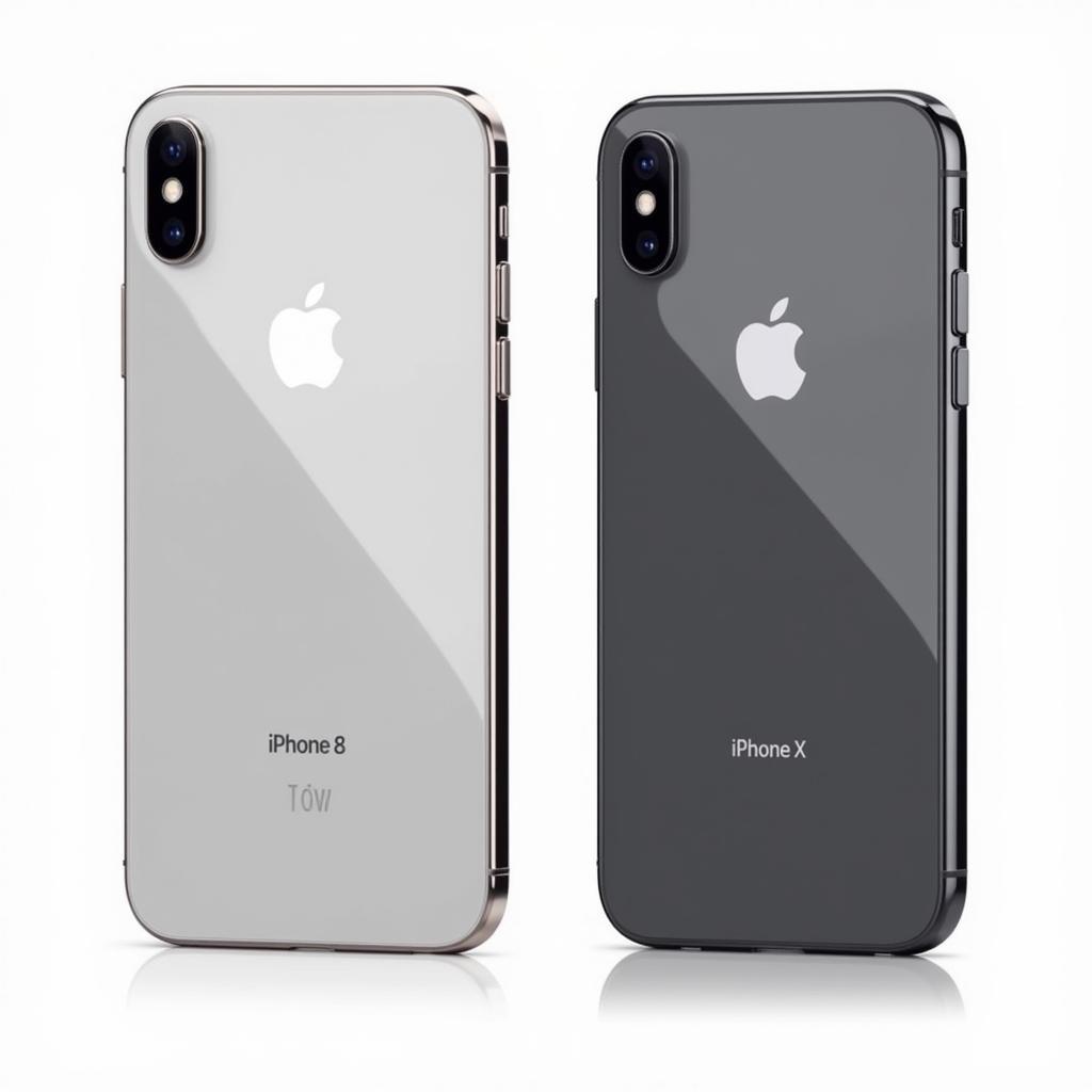 So sánh thiết kế iPhone 8 và iPhone X