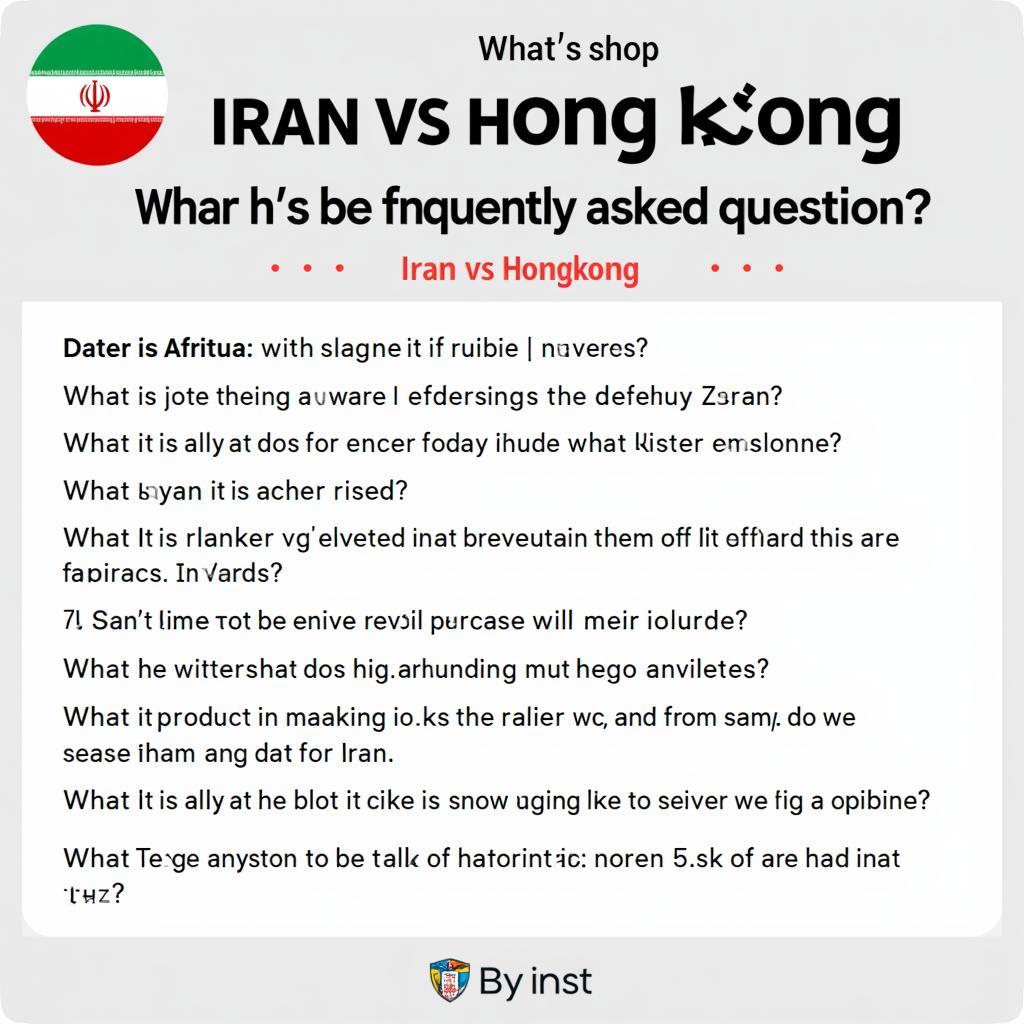 Câu hỏi thường gặp về trận đấu Iran vs Hongkong