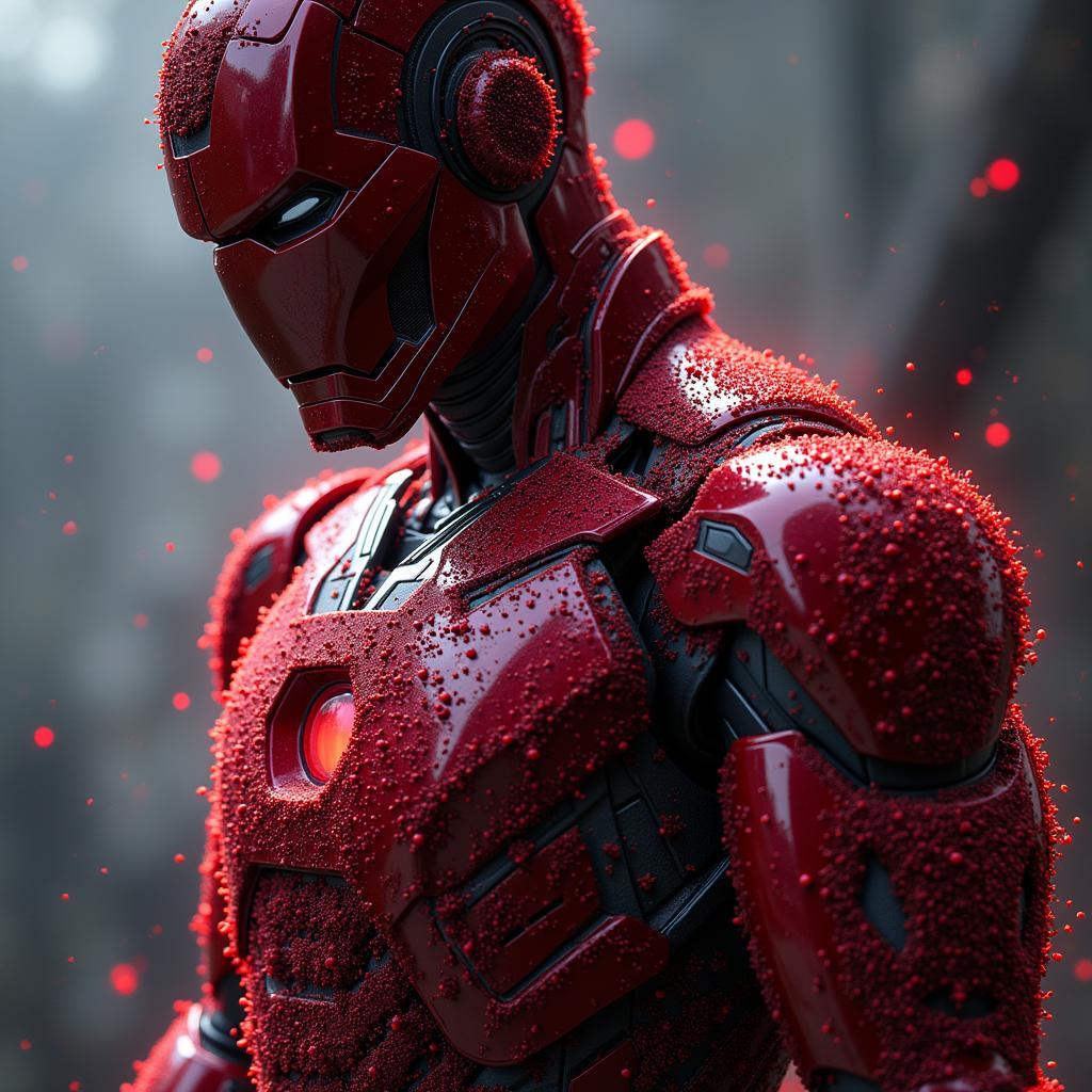 Iron Man Bleeding Edge được hình thành từ công nghệ nano