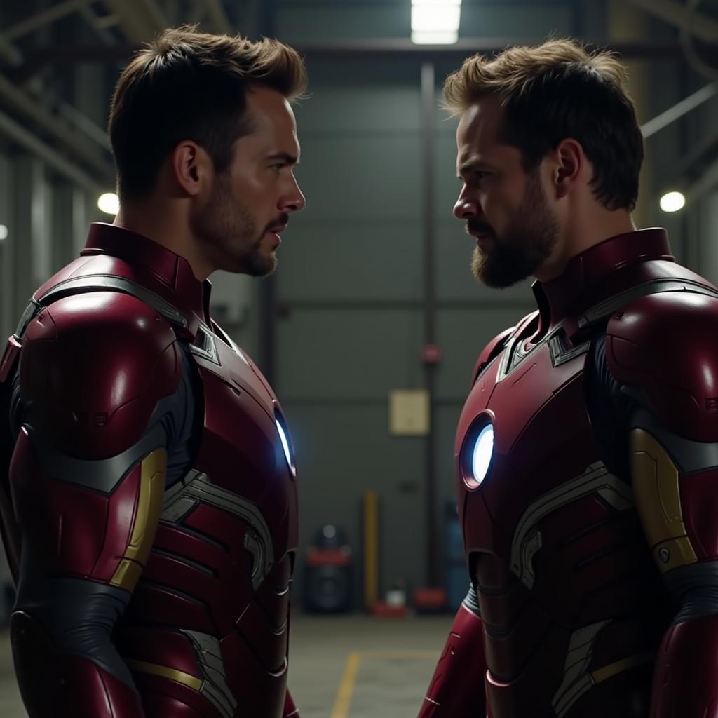 Iron Man đối đầu với Bucky trong Captain America: Civil War