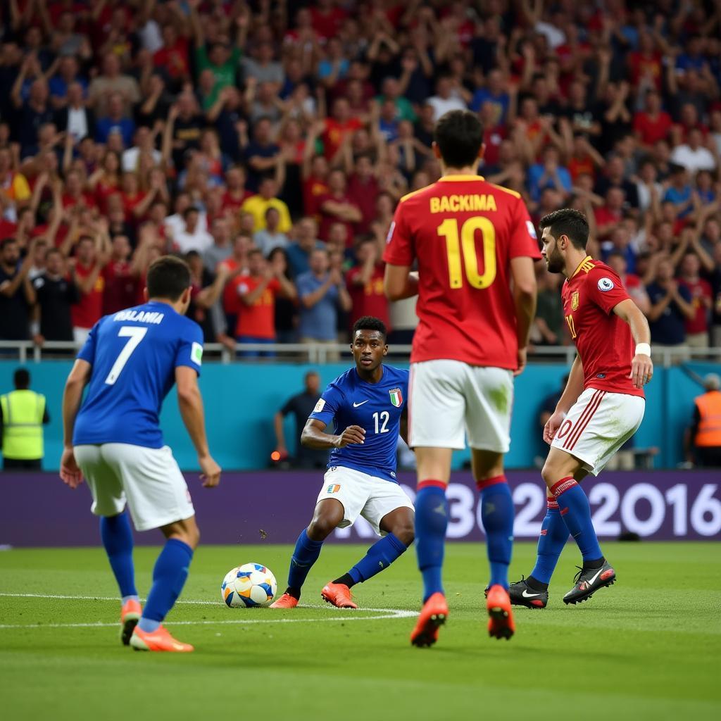 Bàn thắng trong trận Italy vs Spain Euro 2016