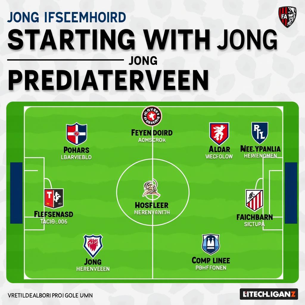 Đội hình ra sân dự kiến của Jong Feyenoord và Jong Heerenveen